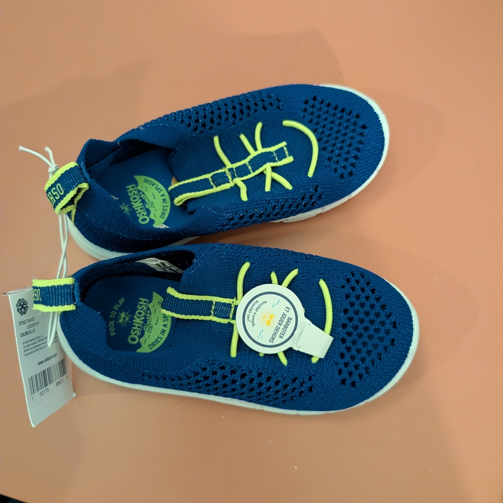 NWT OshKosh B'Gosh Toddler Boys Blue Tahoe Water Friendly Sneaker in Size 8 - Picture 8 of 9